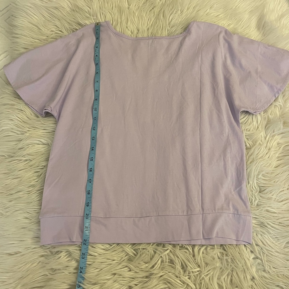 NWT | Banana Republic | Lavender Tee shirt - Picture 11 of 12